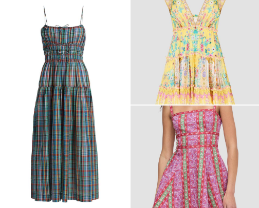 COLLECTION OF SUMMER DRESSES FASHION FOR WOMEN cover photo collage