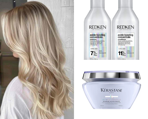 Being BLONDE is a full time job cover photo collage