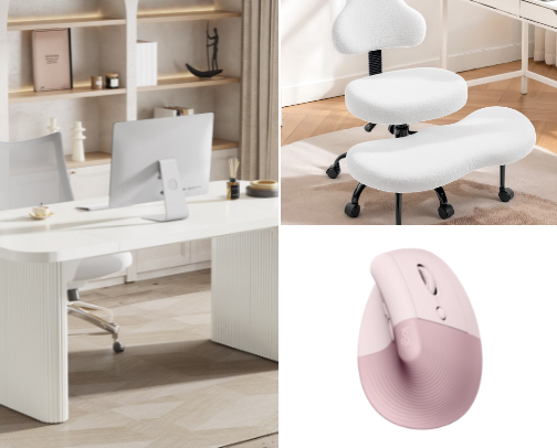 Dream Desk Space cover photo collage