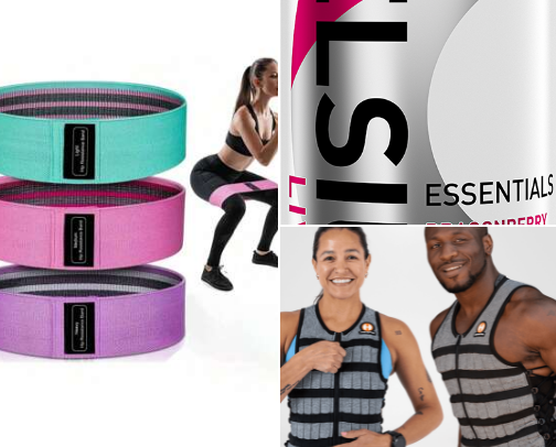 What’s in my gym bag cover photo collage