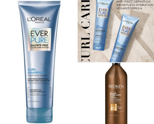 Curly Hair Routine cover photo collage