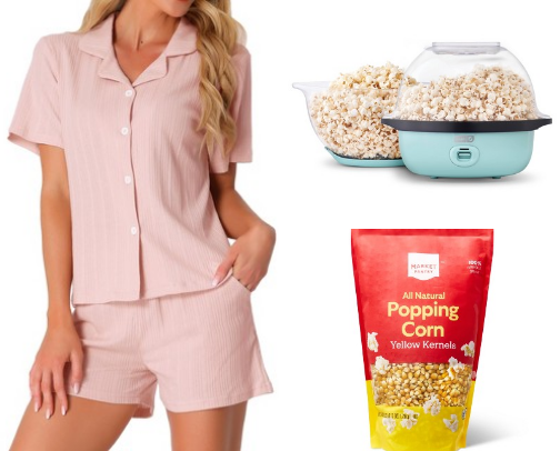 Cozy Movie Night Must Haves 🍿 cover photo collage