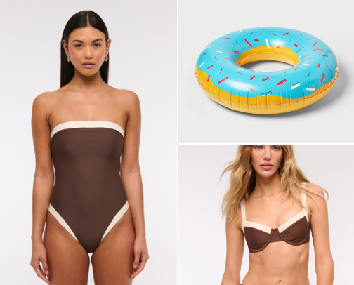 Poolside must haves 🏖️ cover photo collage