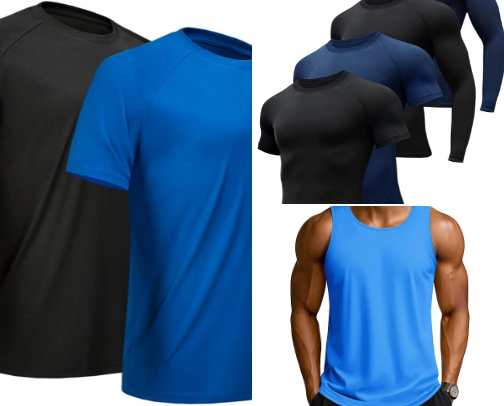 🏋️‍♂️ Men’s Gym Wear Essentials cover photo collage