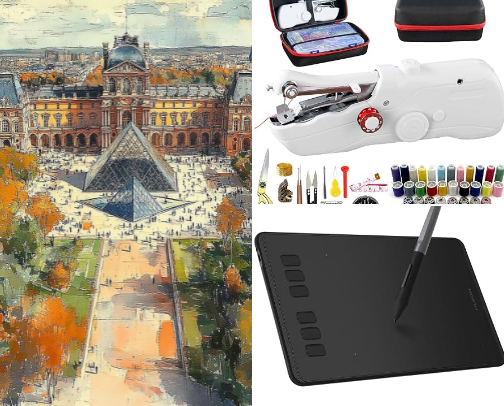 Hobby Supplies for Winding Down After a Long Day cover photo collage