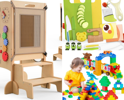 Toddler Gift Guide 2025 cover photo collage