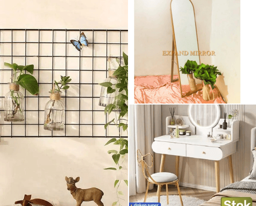 Aesthetic Room Makeover cover photo collage
