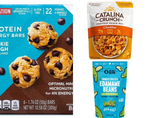 High protein snacks cover photo collage