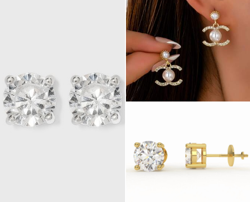 Cute earrings! cover photo collage