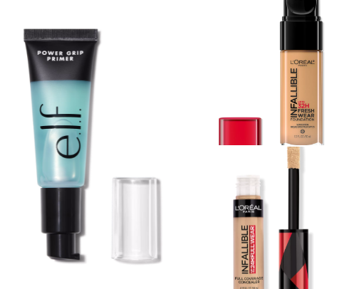 Full face drugstore cover photo collage