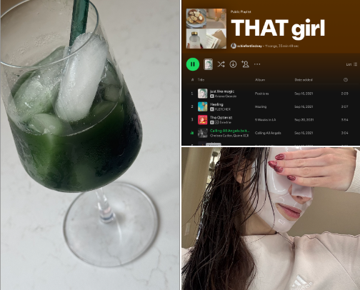 Your 2026 Life Rebrand Guide 🎧☁️🤍 cover photo collage