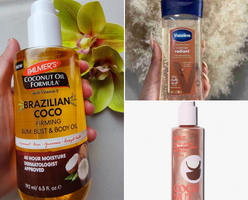 Top-tier Body Oils✨️❤️ cover photo collage