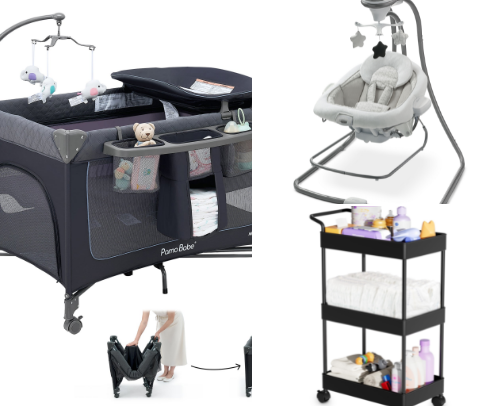 Must Have baby items cover photo collage