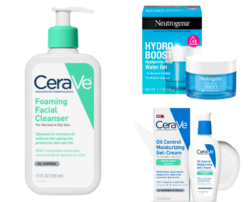 SKINCARE ROUTINE FOR OILY SKIN cover photo collage
