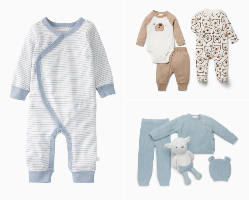 Baby clothes cover photo collage