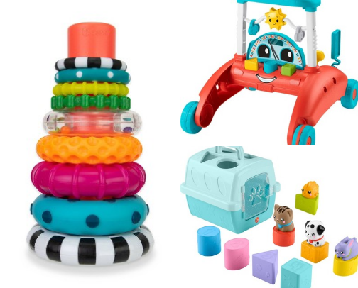 Baby toys cover photo collage
