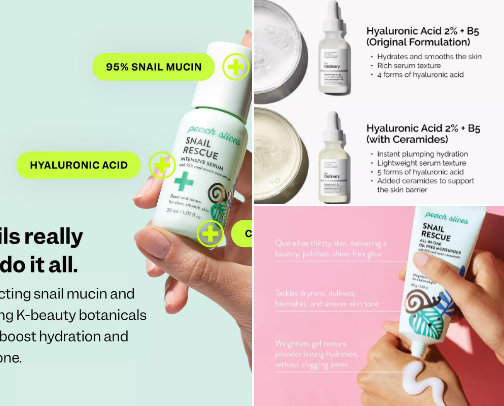 50+ Skin Care cover photo collage