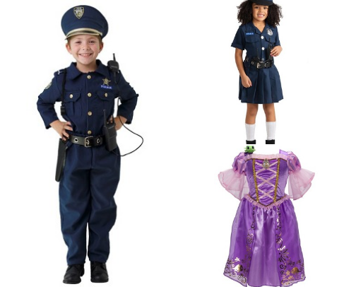 School approve Boys and Girls Halloween costumes cover photo collage
