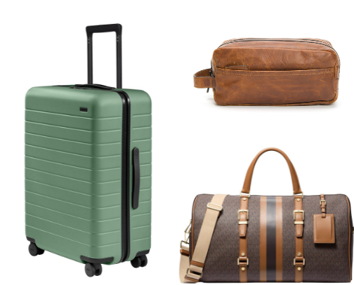 Travel necessities cover photo collage