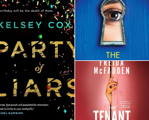 THRILLER BOOK RECS cover photo collage
