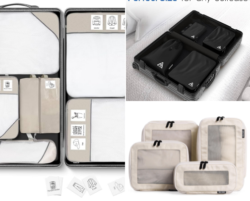 Travel accessories cover photo collage