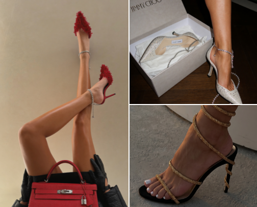 "Sensual Cat" Heels cover photo collage