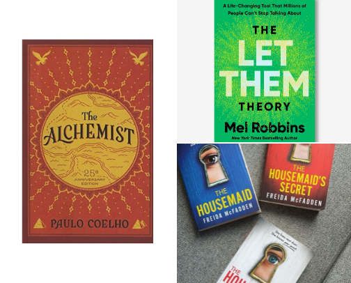My favorite books that increase your dopamine cover photo collage