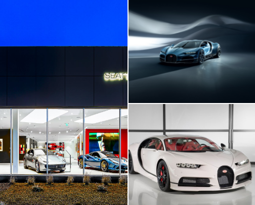 Beautiful cars cover photo collage