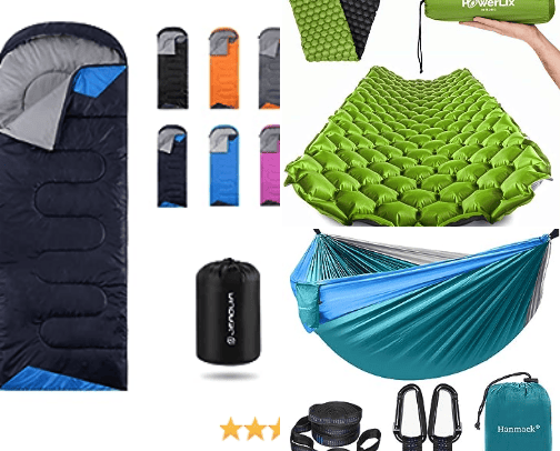 Everything you need for Camping cover photo collage