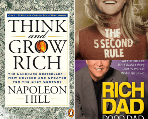 Must-Read Books for Mindset and Business cover photo collage