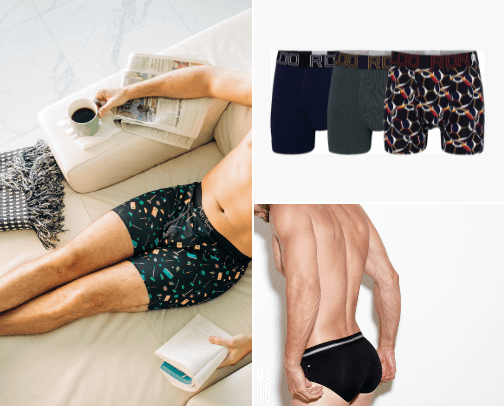 Men's boxers-Men's underwear cover photo collage