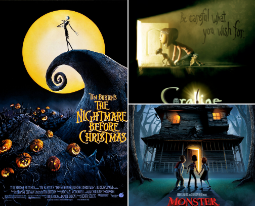 Animated Halloween Movie Marathon Night cover photo collage