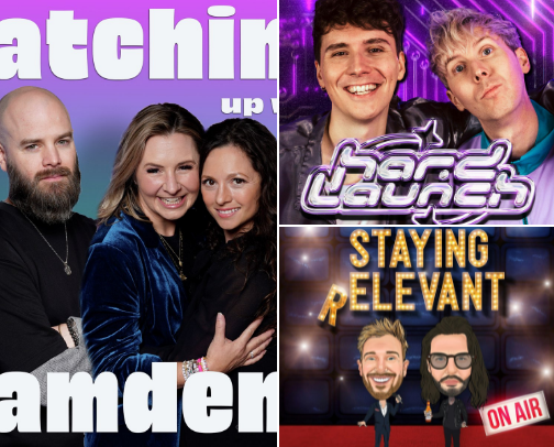 Podcasts to add to your listening rotationg cover photo collage