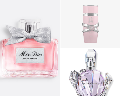 Perfume and things cover photo collage