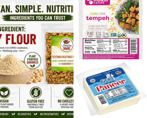 My Favorite High-Protein Foods for a Vegetarian Diet cover photo collage