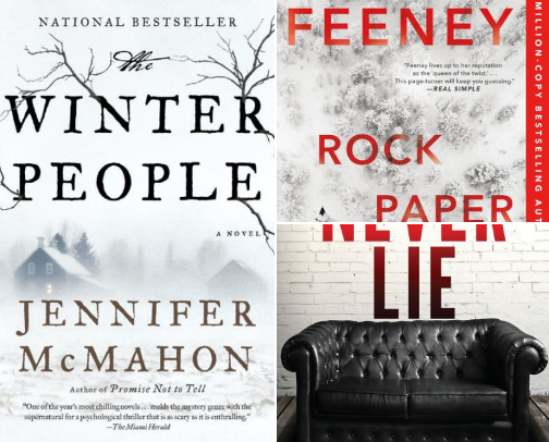 Winter thriller recs❄️☃️ cover photo collage