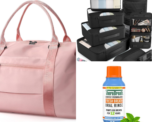 What's in my bag? | carry-on essentials edition cover photo collage