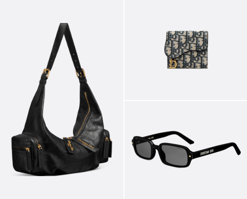 It girl bags and accessories cover photo collage