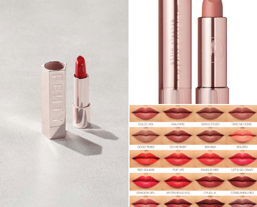 Lipsticks and Lip glosses👄 cover photo collage