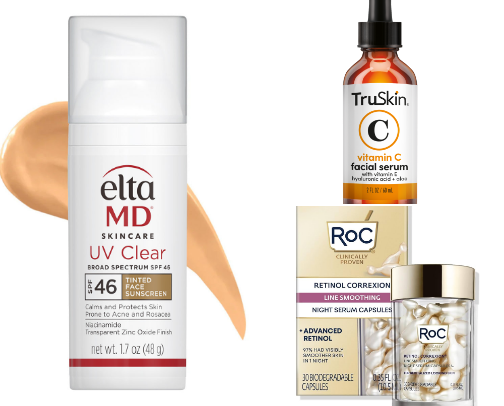 Affordable Products For A Simple Anti-Aging Skin Care Routine🫧 cover photo collage