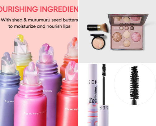 Mom on the Go Makeup cover photo collage