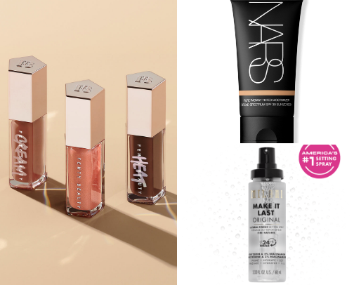 Clean Girl Makeup Routine cover photo collage