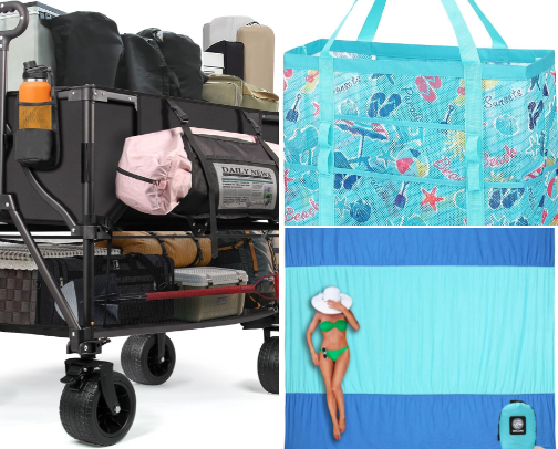 Prime Day Finds for Coastal Moms, Beach Days & Football Season cover photo collage