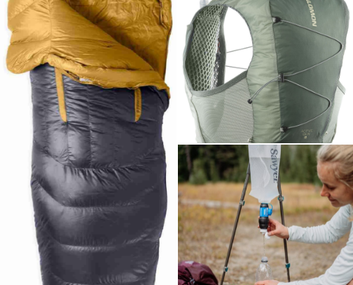 Hiking/Running/Camping Essentials cover photo collage