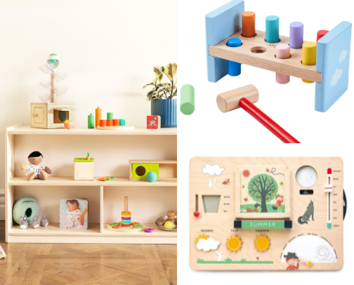 Children’s toys that spark curiosity ✨🧸 cover photo collage