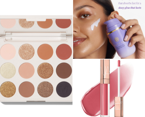 SKIN CARE , MAKE UP AND LIP PRODUCTS FOR MATURE SKIN cover photo collage