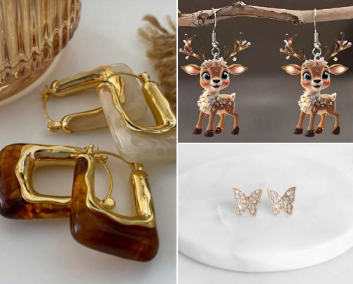 Earings cover photo collage
