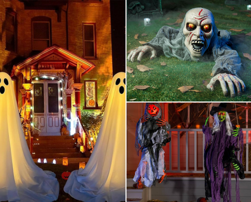 Halloween Decor Finds That Make Your Home the Best on the Block — Inside and Out cover photo collage