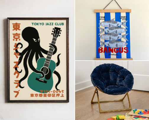 An extra cool toddler room cover photo collage