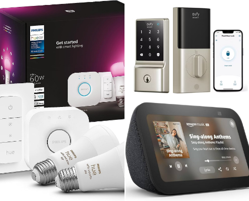 What you will find in my tech-savvy apartment (Smart Home Must Haves 🏠) cover photo collage
